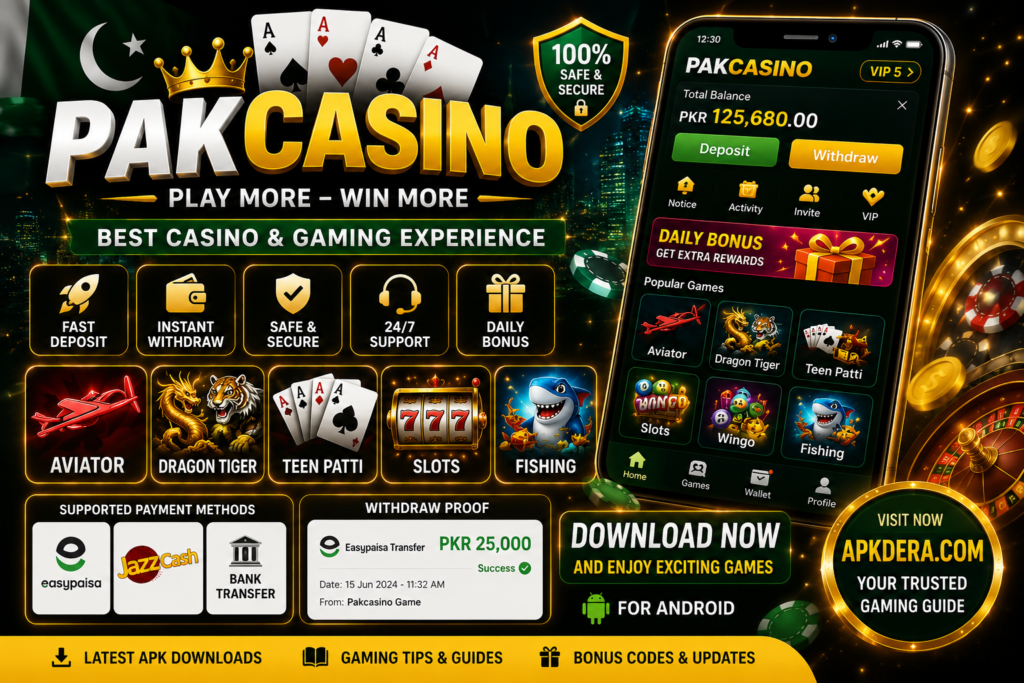 Pakcasino Game