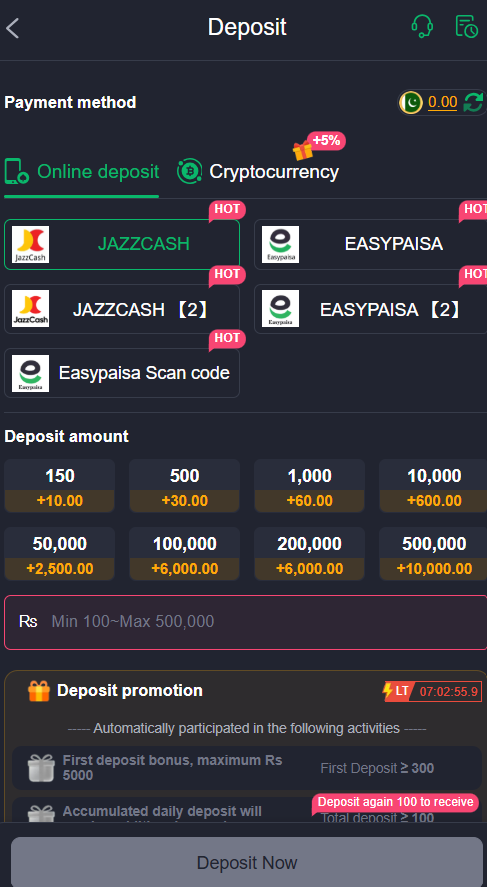 Beta Game Deposit