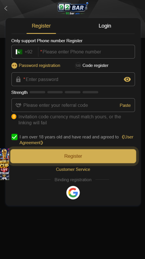92bar Apk Download