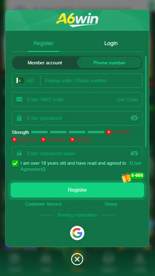 A6win Game Register