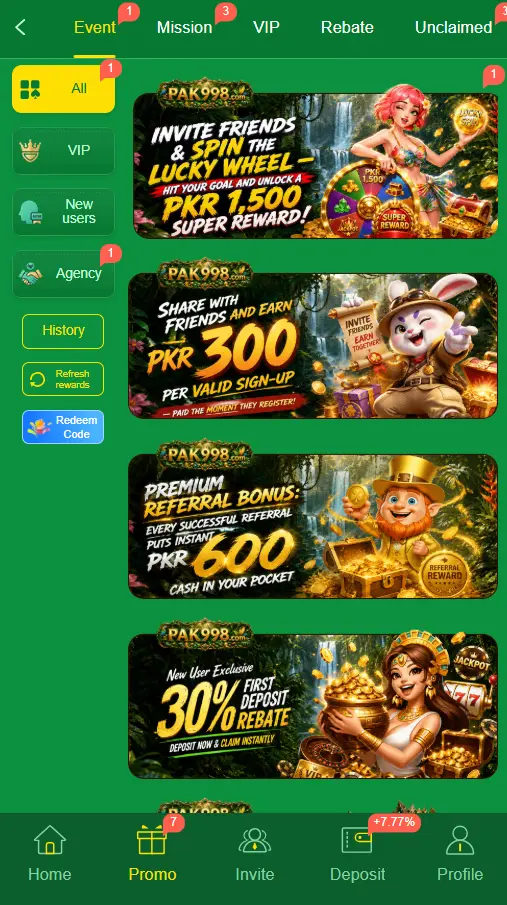 pak998 Game Download bonuses