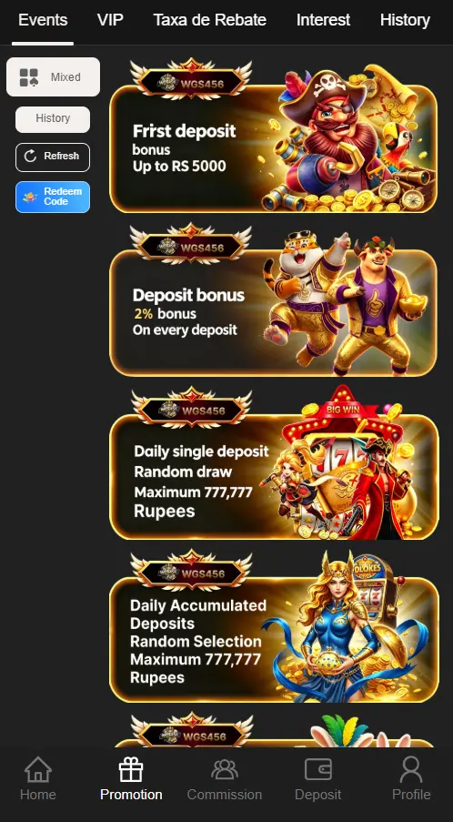 WGS456 App Rewards